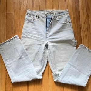 90s straight ultra high rise jeans